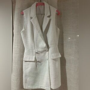 Steve Madden Ivory Vest romper